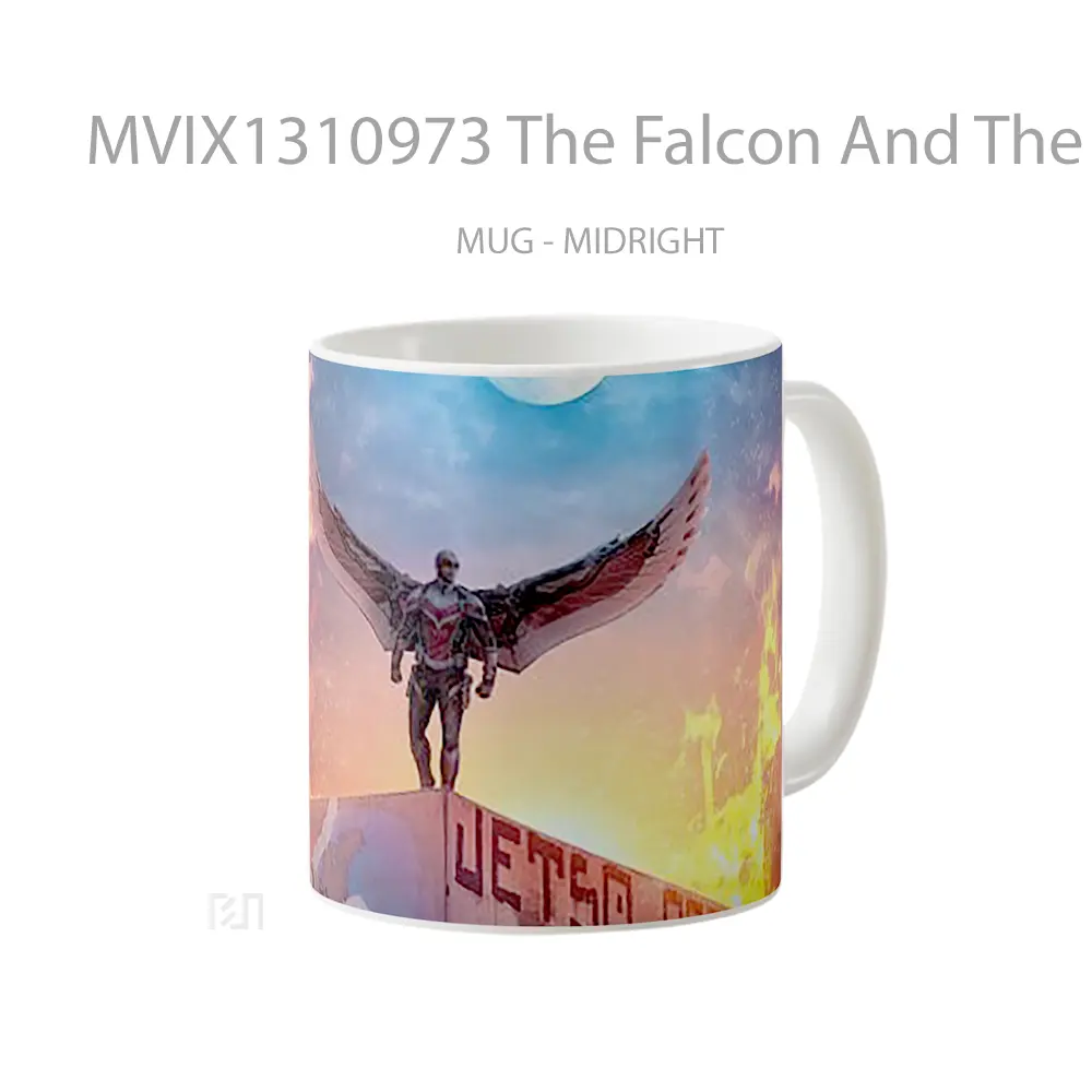 Mug The Falcon And The Winter Soldier Tv Series Gelas Superhero - All-side / Desain