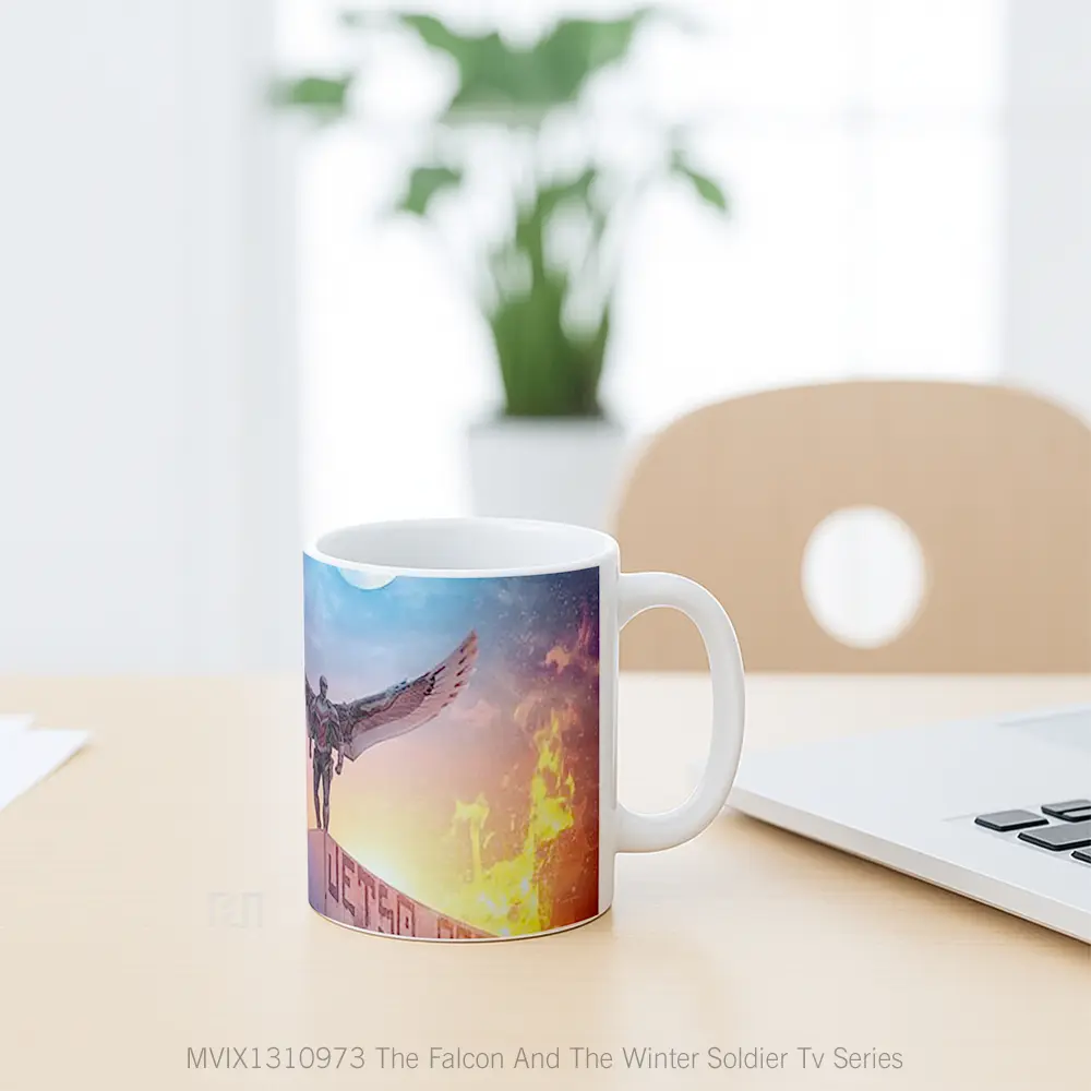 Mug The Falcon And The Winter Soldier Tv Series Gelas Superhero - All-side / Desain