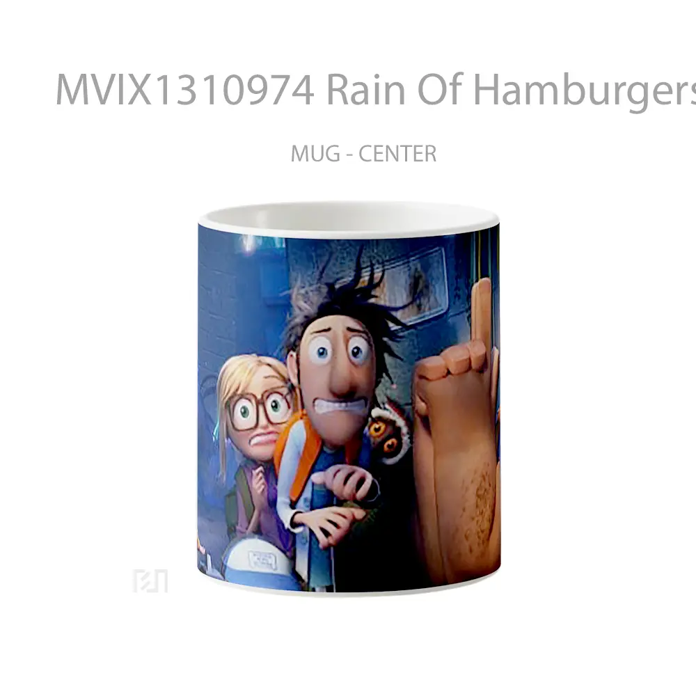 Mug Rain Of Hamburgers 2 Gelas Pemandangan Alam