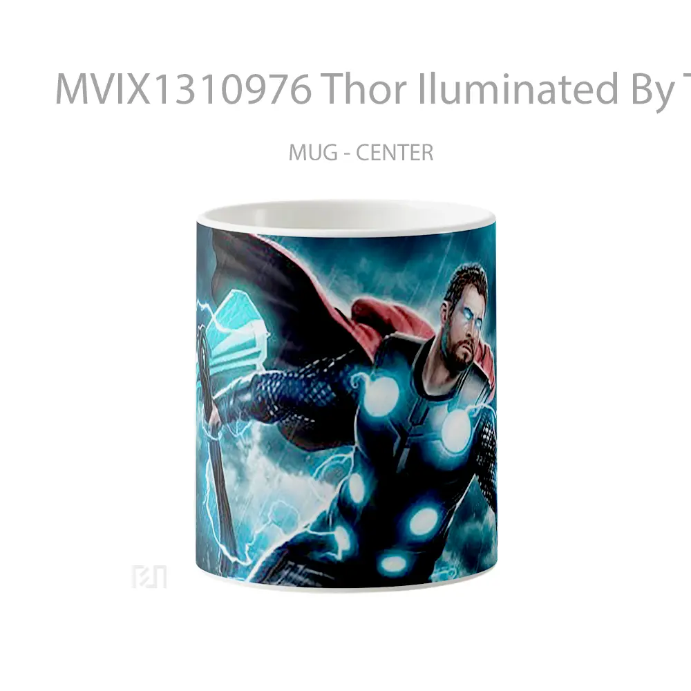 Mug Thor Iluminated By Thunder Gelas Superhero