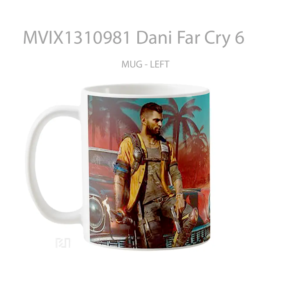 Mug Dani Far Cry 6 Gelas Keramik Unik - All-side / Desain