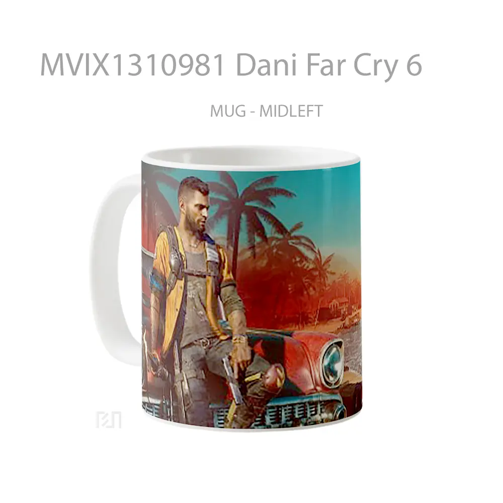 Mug Dani Far Cry 6 Gelas Keramik Unik - All-side / Desain