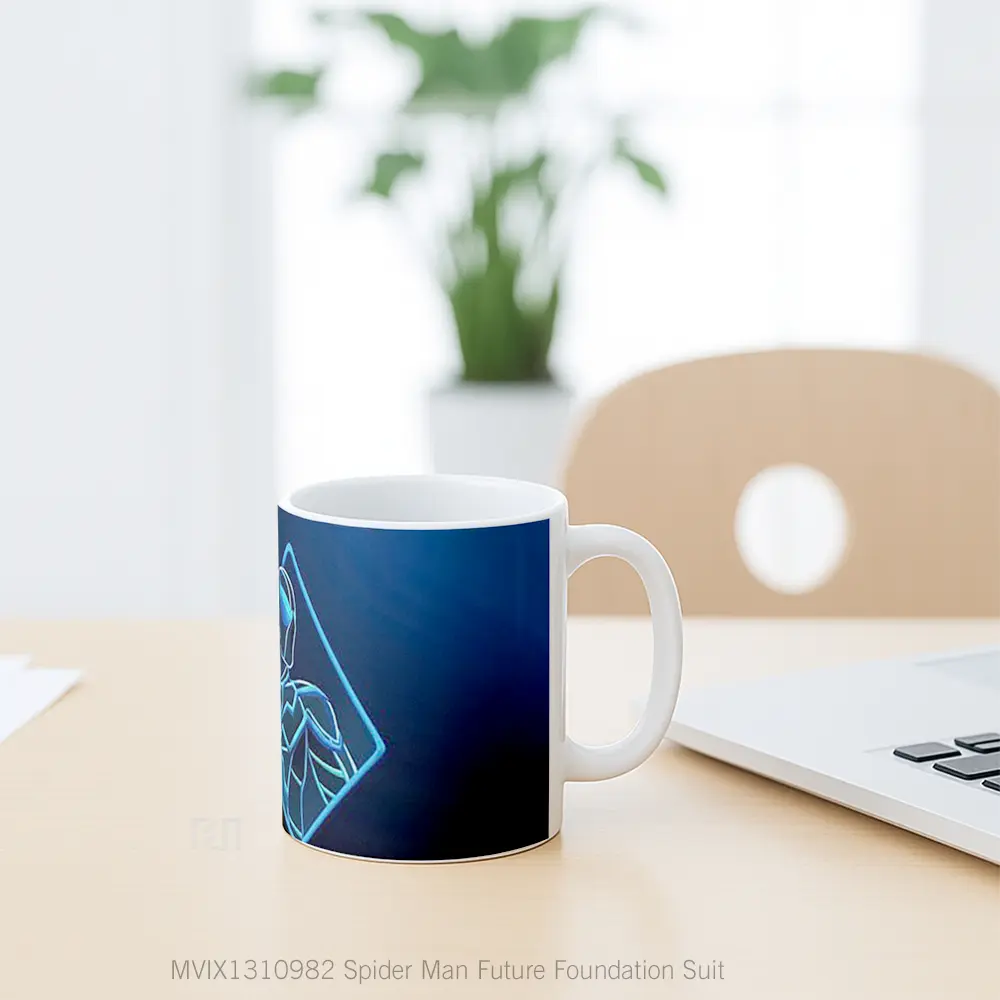 Mug Spider Man Future Foundation Suit Gelas Superhero - All-side / Desain