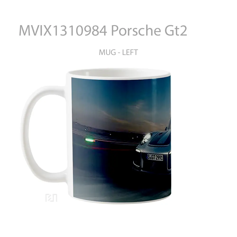 Mug Porsche Gt2 Cangkir Mobil - All-side / Desain