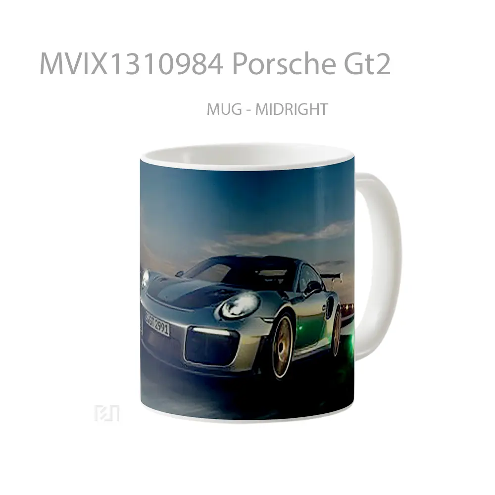 Mug Porsche Gt2 Cangkir Mobil - All-side / Desain