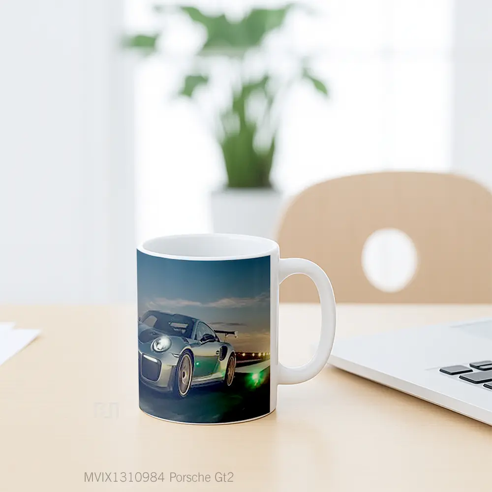 Mug Porsche Gt2 Cangkir Mobil - All-side / Desain
