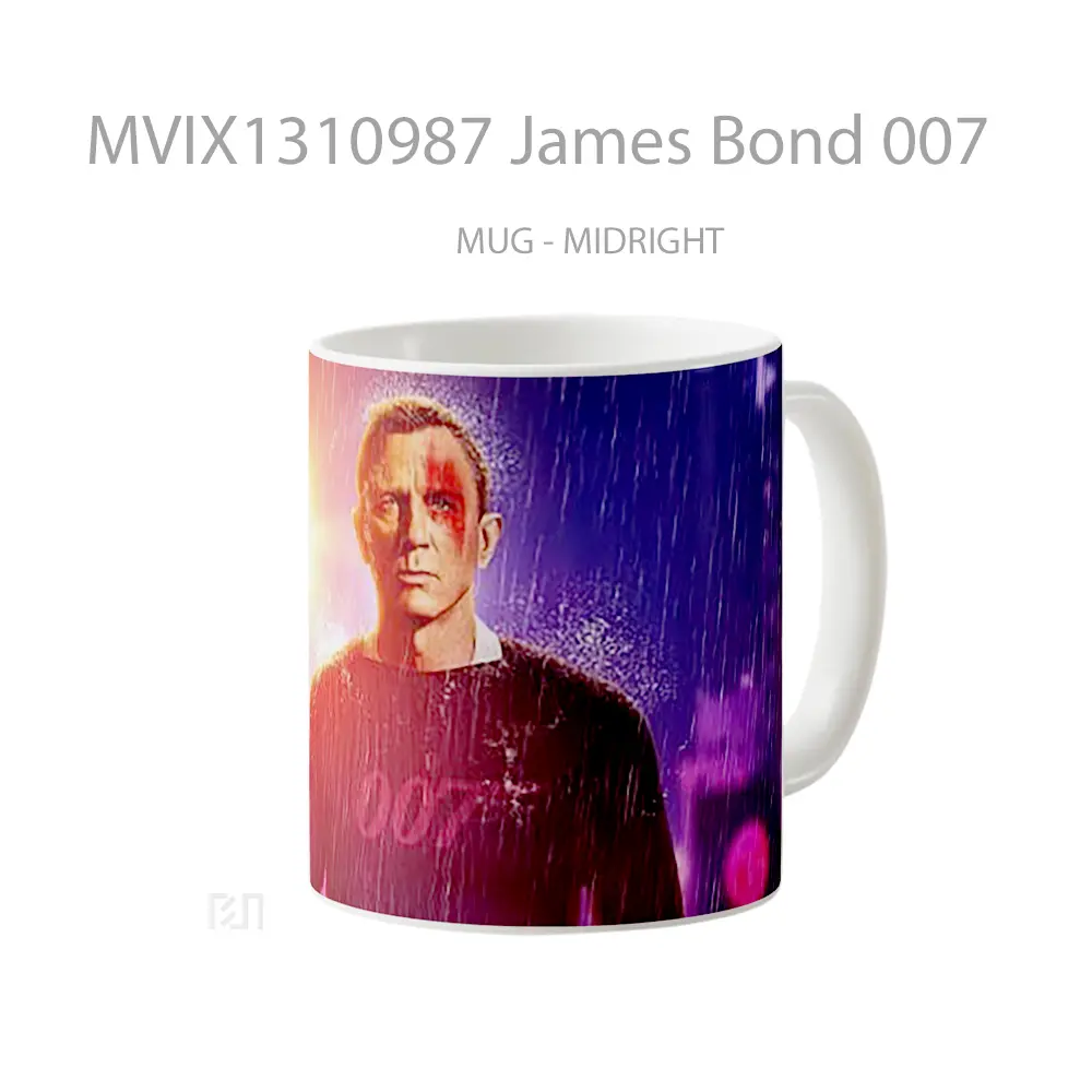 Mug James Bond 007 Gelas Keramik Unik - All-side / Desain