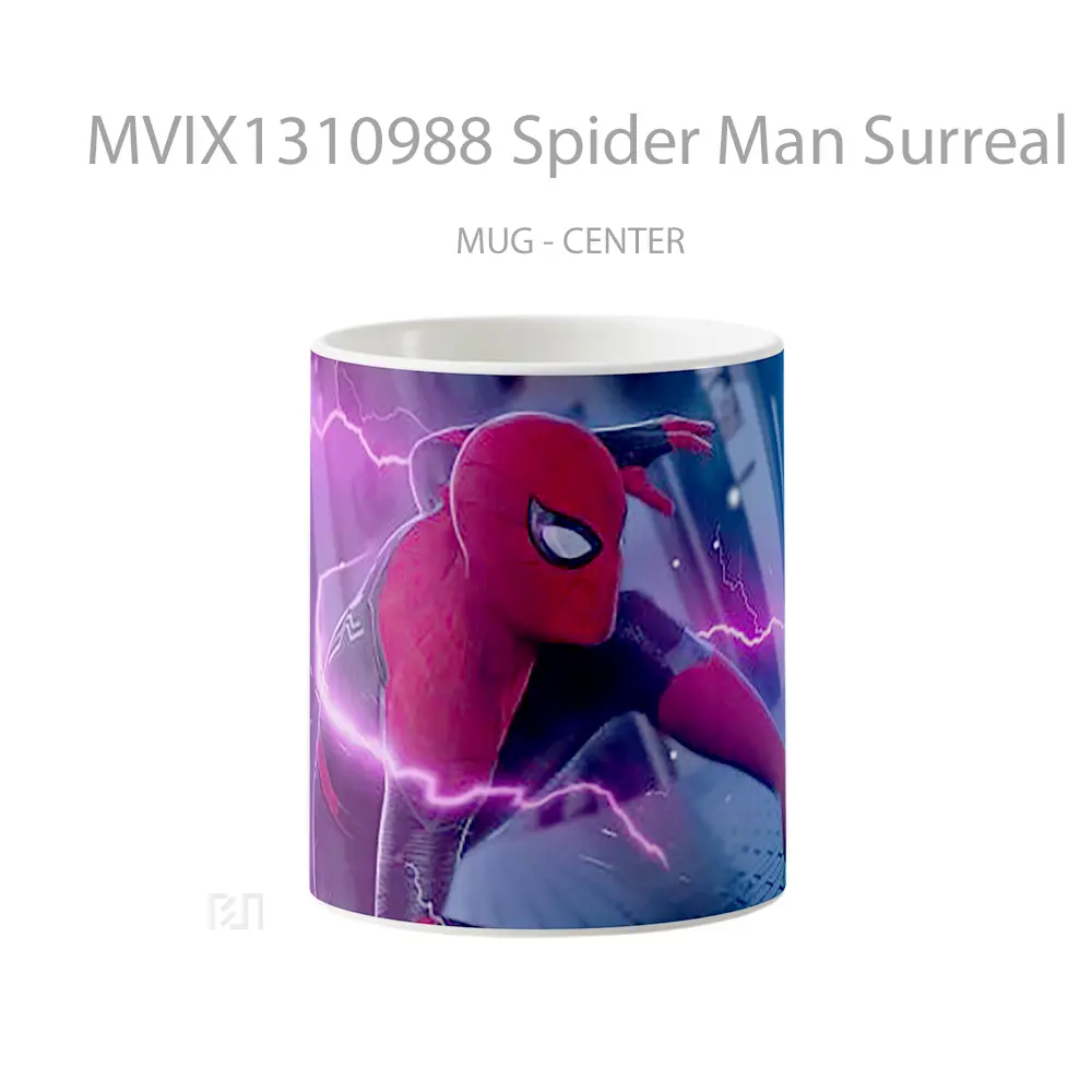 Mug Spider Man Surreal Gelas Superhero