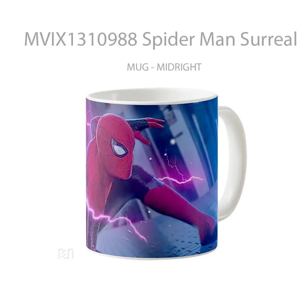 Mug Spider Man Surreal Gelas Superhero - All-side / Desain