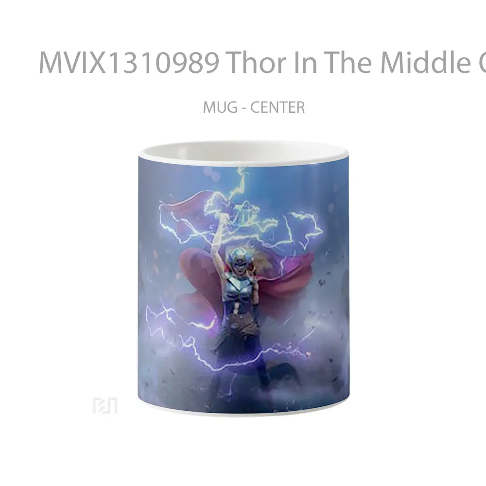 Mug Thor In The Middle Of Thunder Gelas Superhero