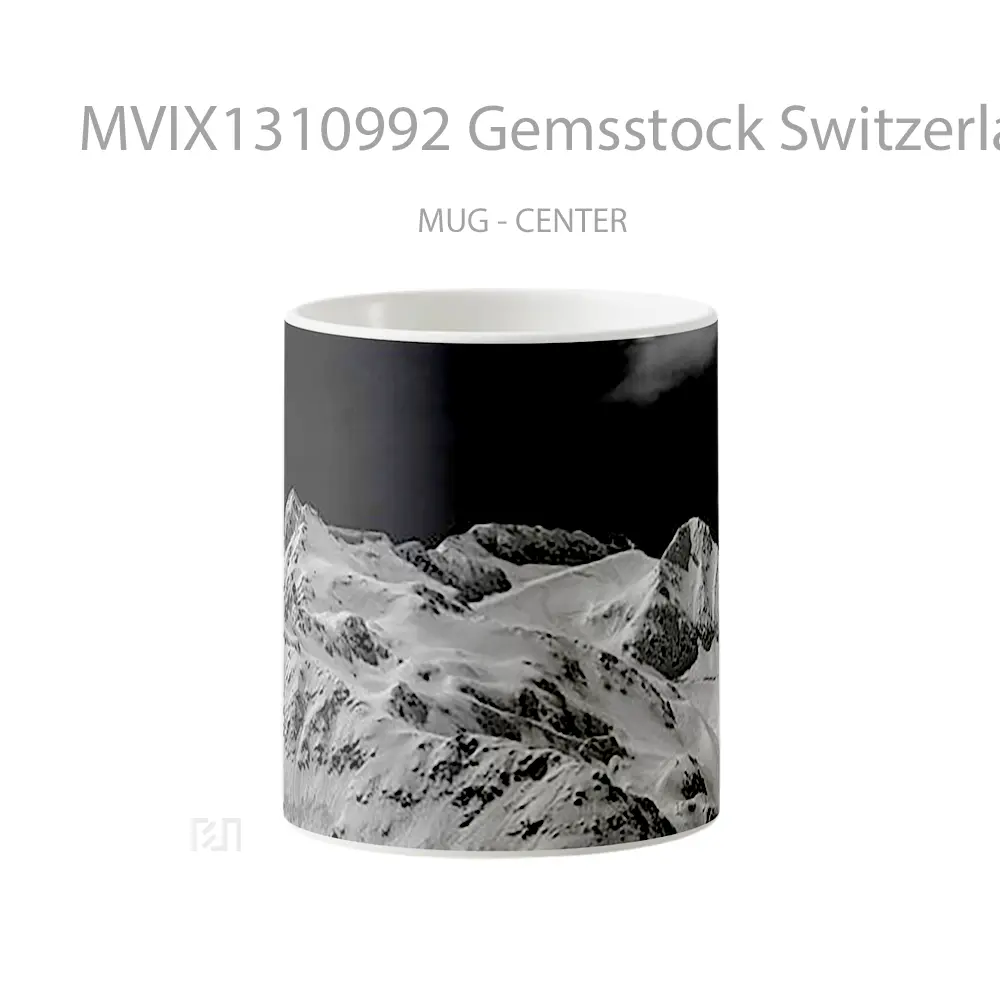 Mug Gemsstock Switzerland Gelas Keramik Unik