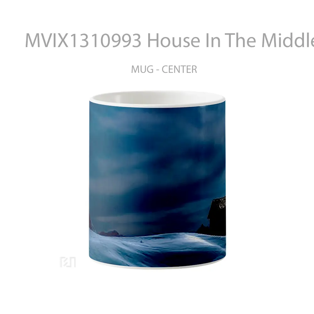 Mug House In The Middle Of Surselva Switzerland Gelas Keramik Unik