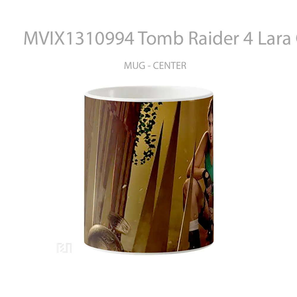 Mug Tomb Raider 4 Lara Croft Cosplay Gelas Keramik Unik