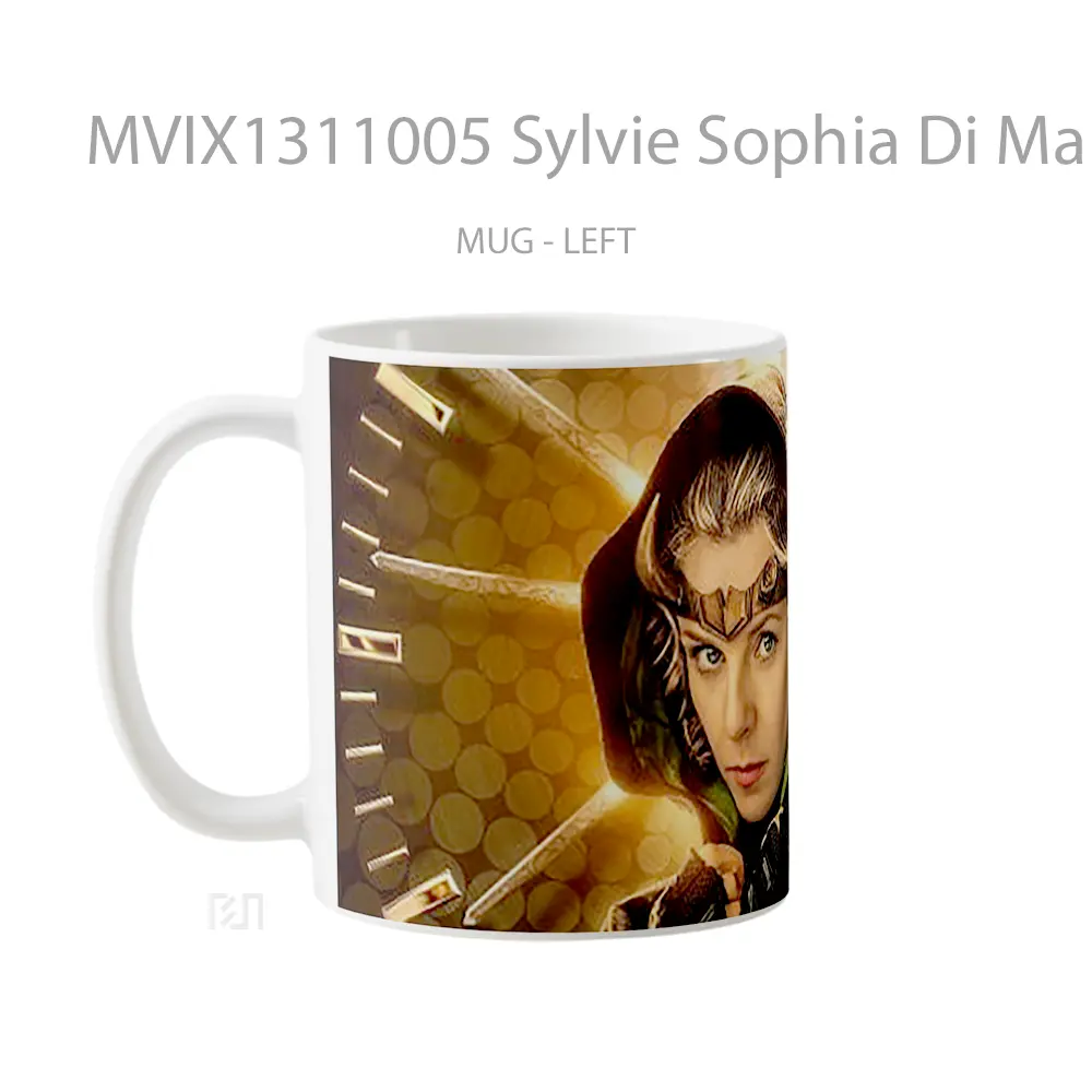 Mug Sylvie Sophia Di Martino Loki Series Gelas Superhero - All-side / Desain