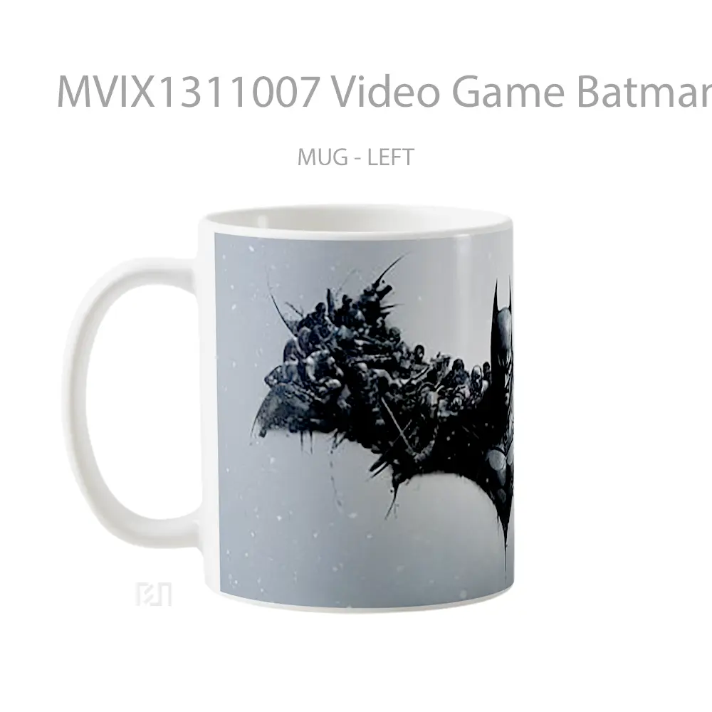 Mug Video Game Batman Arkham Origins Gelas Superhero - All-side / Desain