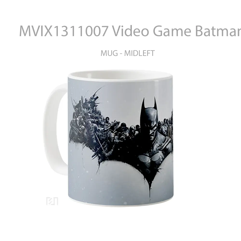 Mug Video Game Batman Arkham Origins Gelas Superhero - All-side / Desain