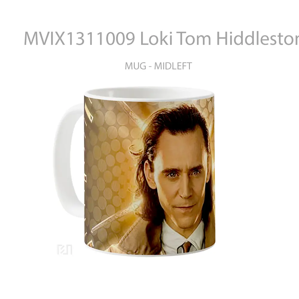 Mug Loki Tom Hiddleston Loki Series Gelas Superhero - All-side / Desain