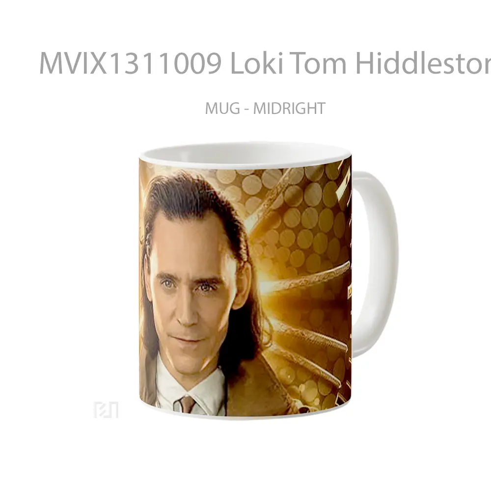 Mug Loki Tom Hiddleston Loki Series Gelas Superhero - All-side / Desain