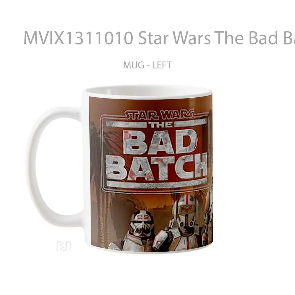 Mug Star Wars The Bad Batch Members Clone Trooper Gelas Star Wars - All-side / Desain