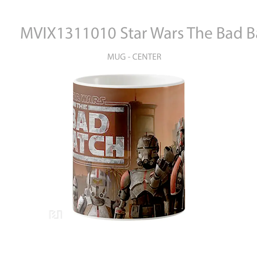 Mug Star Wars The Bad Batch Members Clone Trooper Gelas Star Wars
