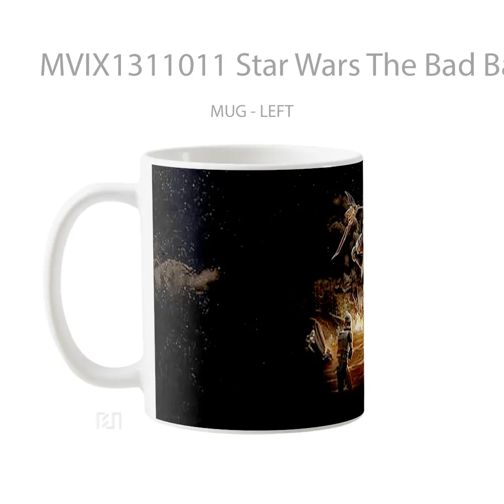 Mug Star Wars The Bad Batch Characters Gelas Star Wars - All-side / Desain