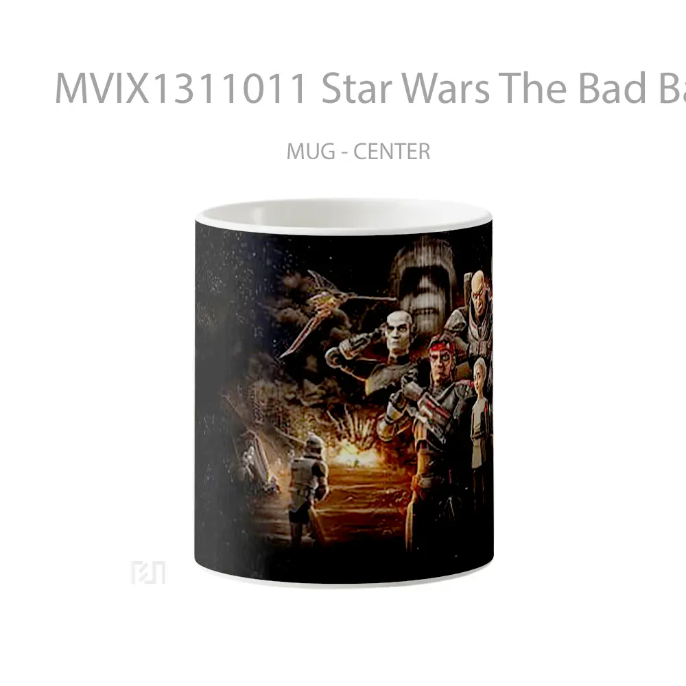 Mug Star Wars The Bad Batch Characters Gelas Star Wars