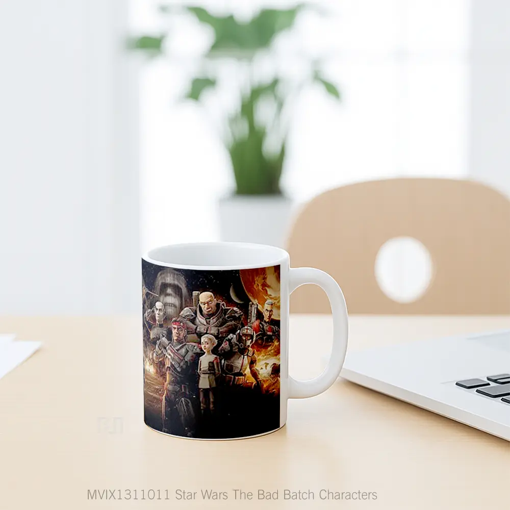 Mug Star Wars The Bad Batch Characters Gelas Star Wars - All-side / Desain
