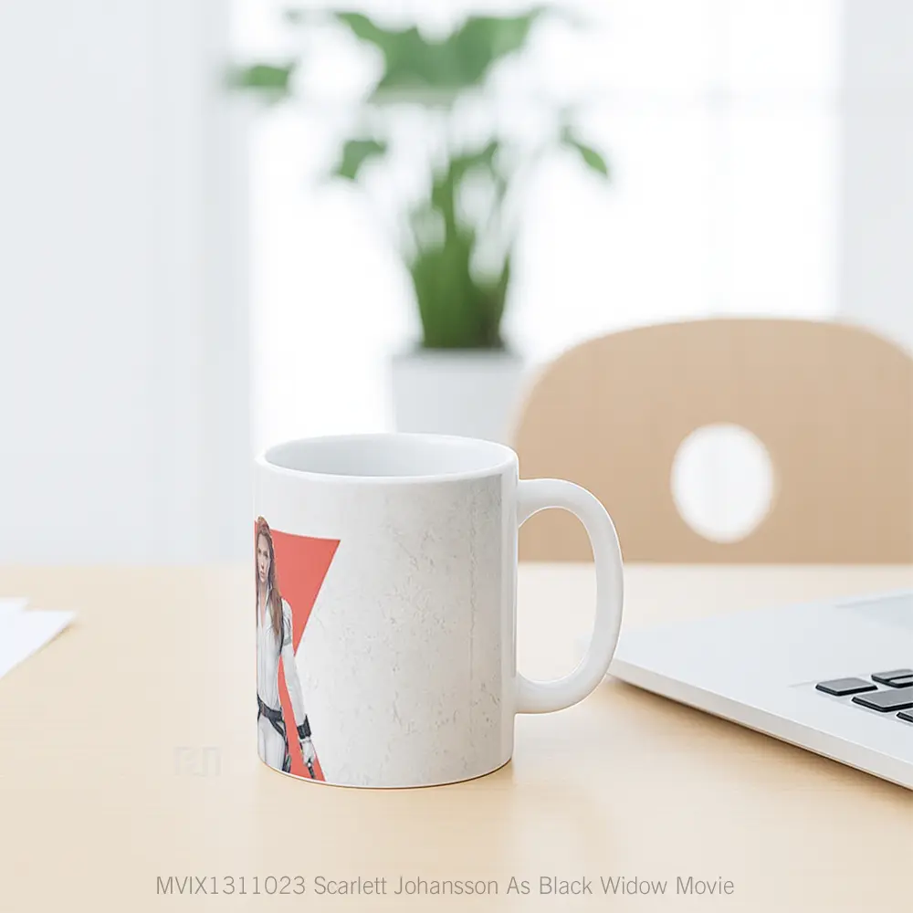 Mug Scarlett Johansson As Black Widow Movie Gelas Superhero - All-side / Desain