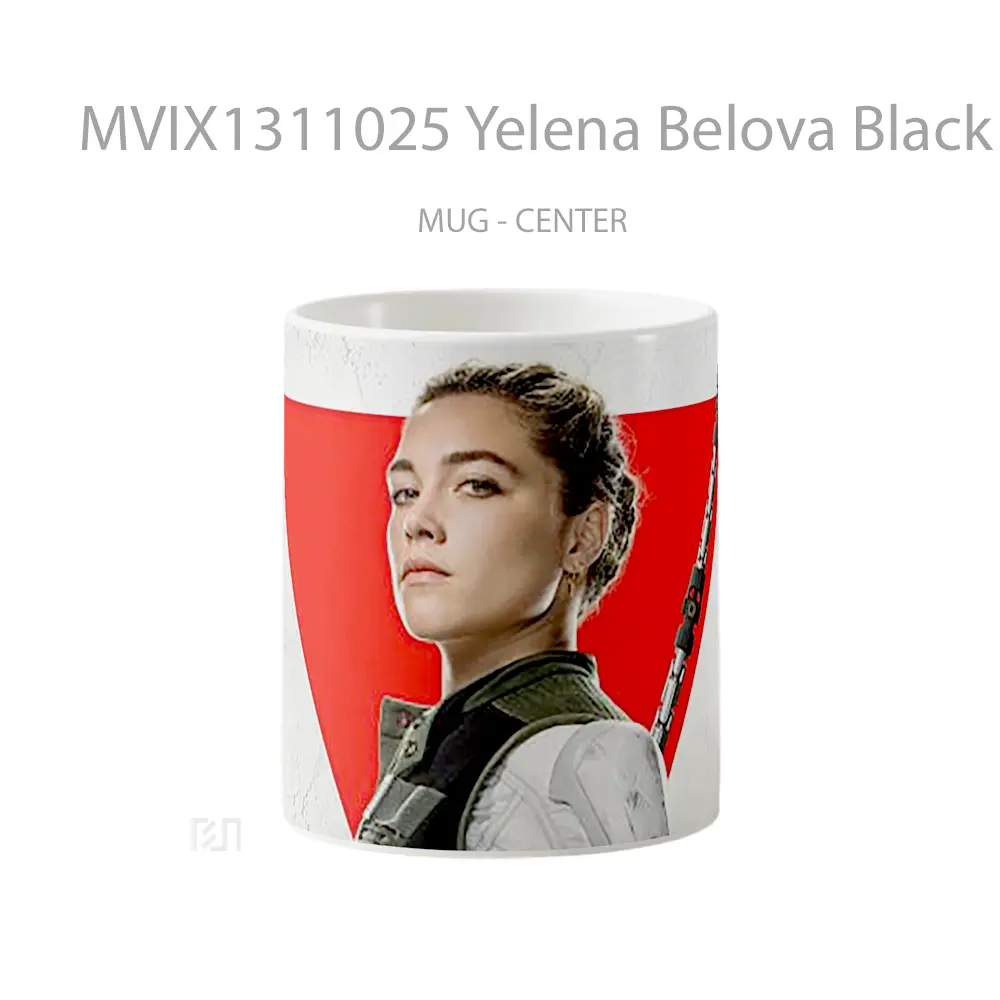Mug Yelena Belova Black Widow Movie Gelas Superhero