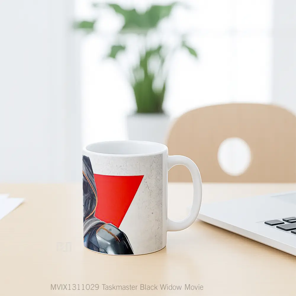 Mug Taskmaster Black Widow Movie Gelas Superhero - All-side / Desain