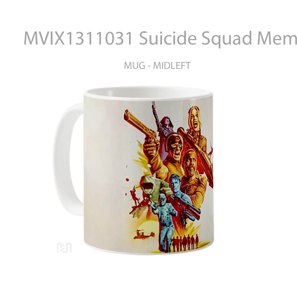 Mug Suicide Squad Members Gelas Keramik Unik - All-side / Desain