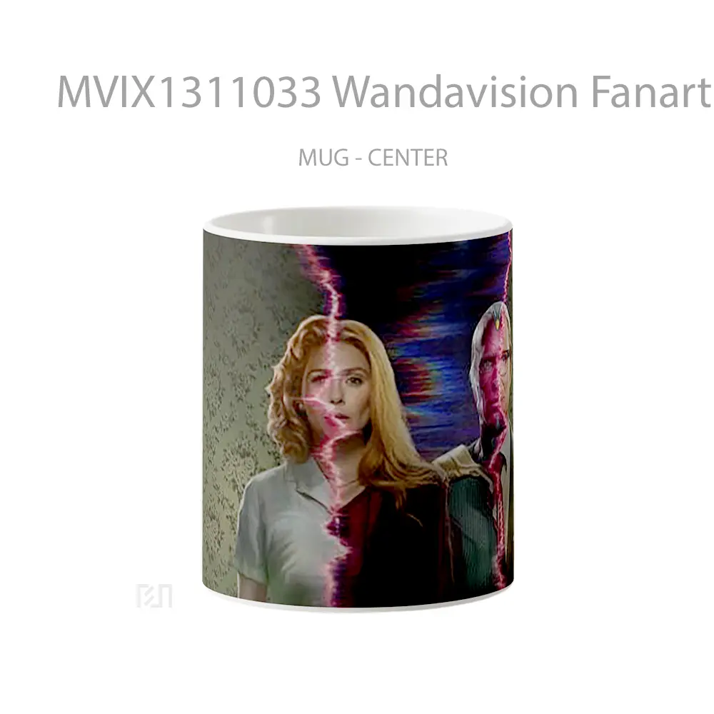 Mug Wandavision Fanart Gelas Keramik Unik