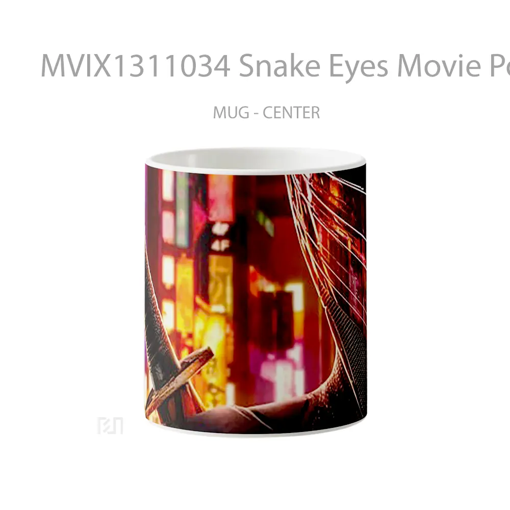 Mug Snake Eyes Movie Poster Gelas Keramik Unik