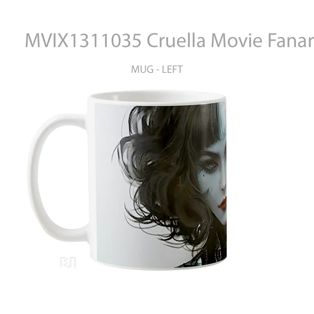 Mug Cruella Movie Fanart Gelas Keramik Unik - All-side / Desain