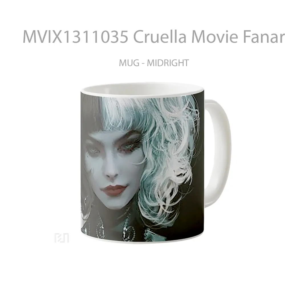 Mug Cruella Movie Fanart Gelas Keramik Unik - All-side / Desain