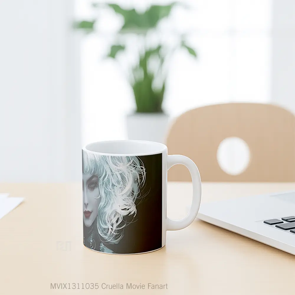 Mug Cruella Movie Fanart Gelas Keramik Unik - All-side / Desain