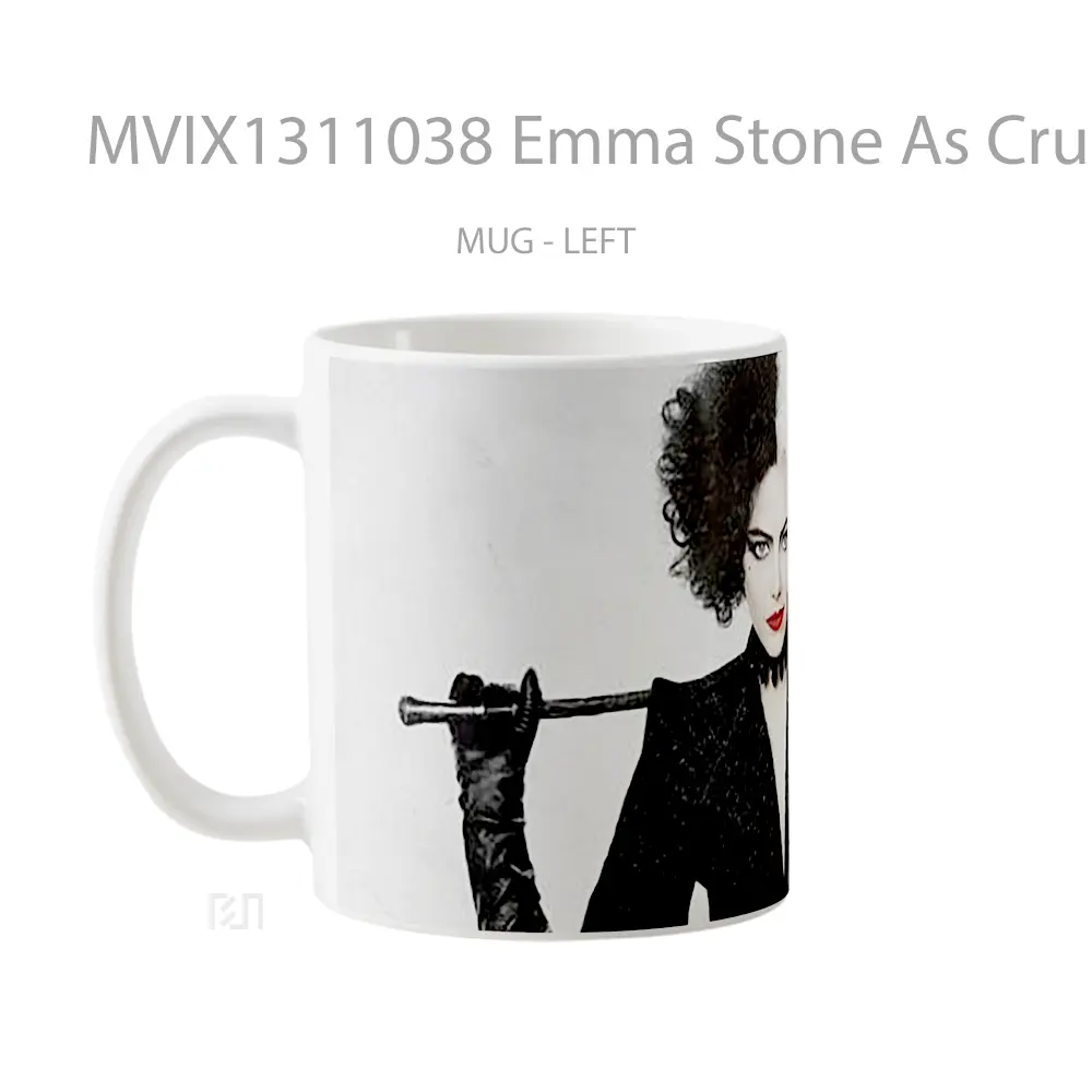 Mug Emma Stone As Cruella Gelas Selebriti - All-side / Desain