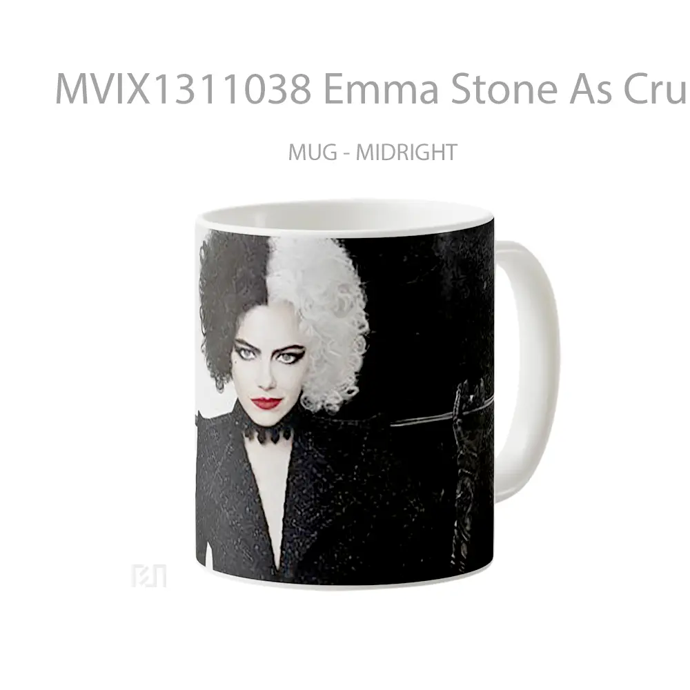 Mug Emma Stone As Cruella Gelas Selebriti - All-side / Desain