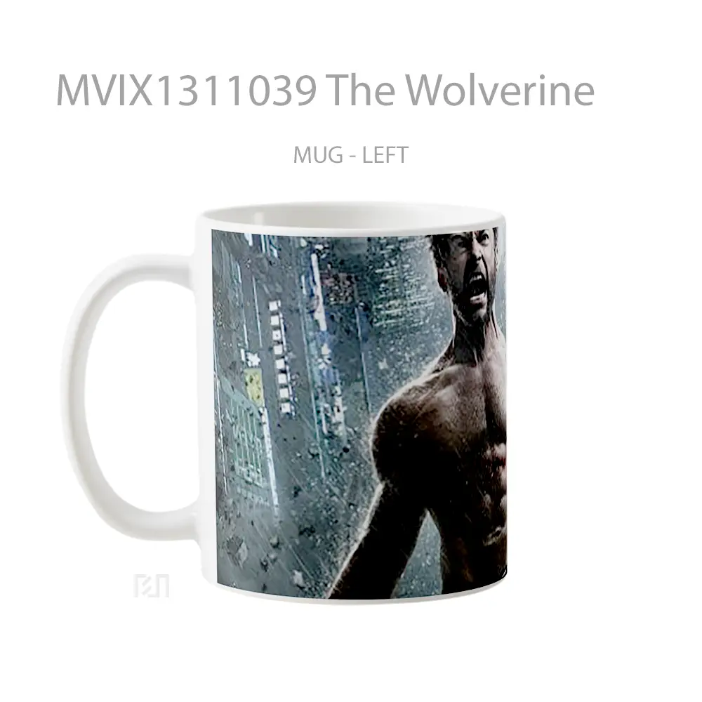 Mug The Wolverine Gelas Superhero - All-side / Desain