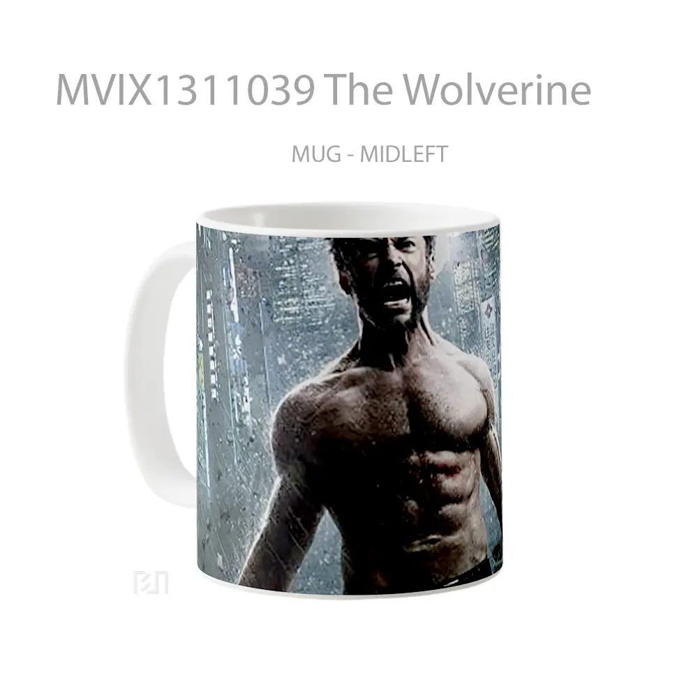 Mug The Wolverine Gelas Superhero - All-side / Desain