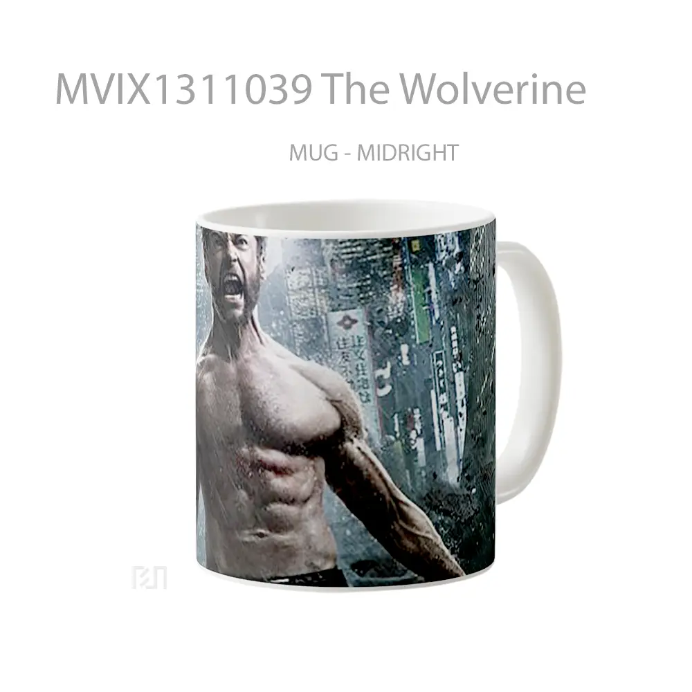 Mug The Wolverine Gelas Superhero - All-side / Desain