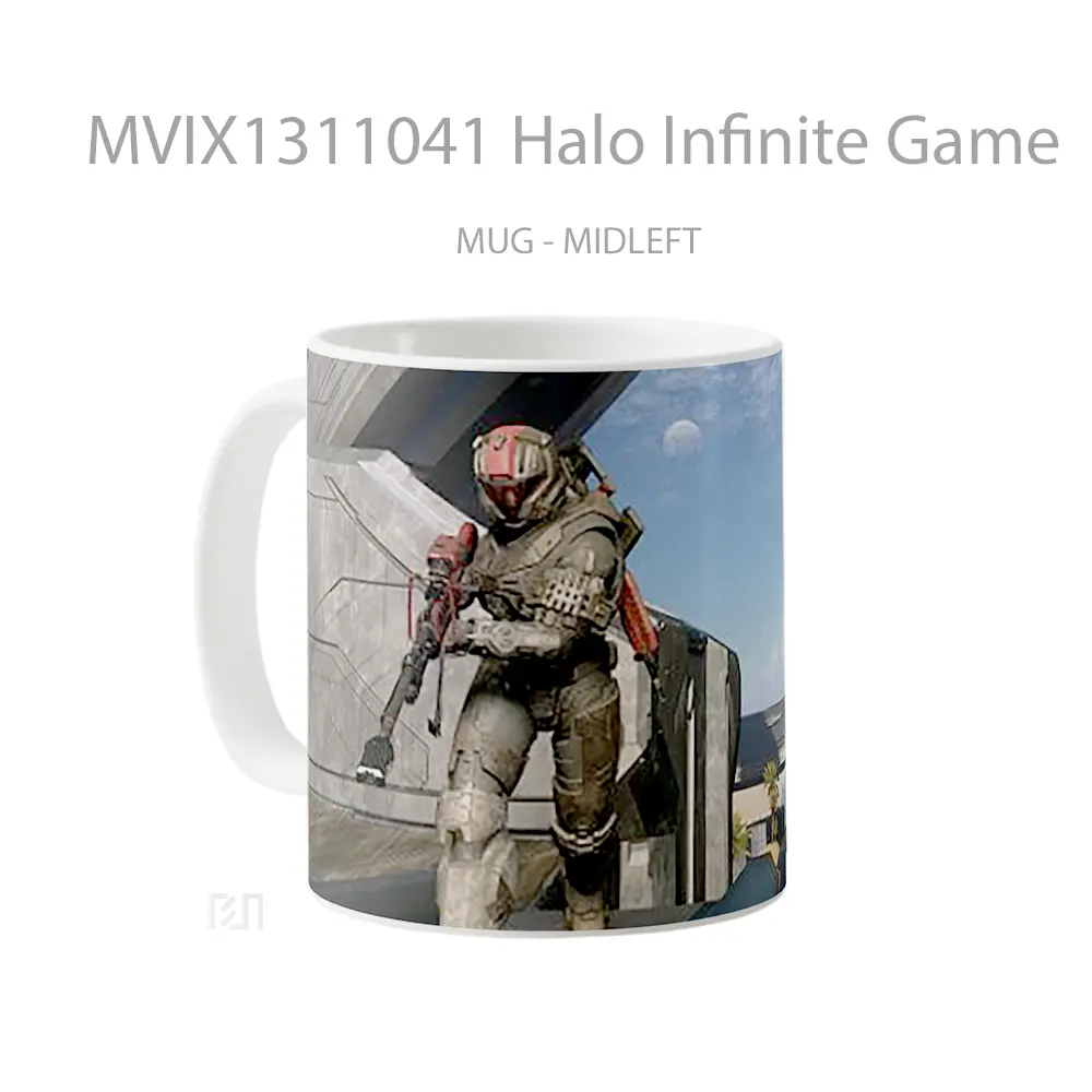 Mug Halo Infinite Game Cangkir Gamer - All-side / Desain