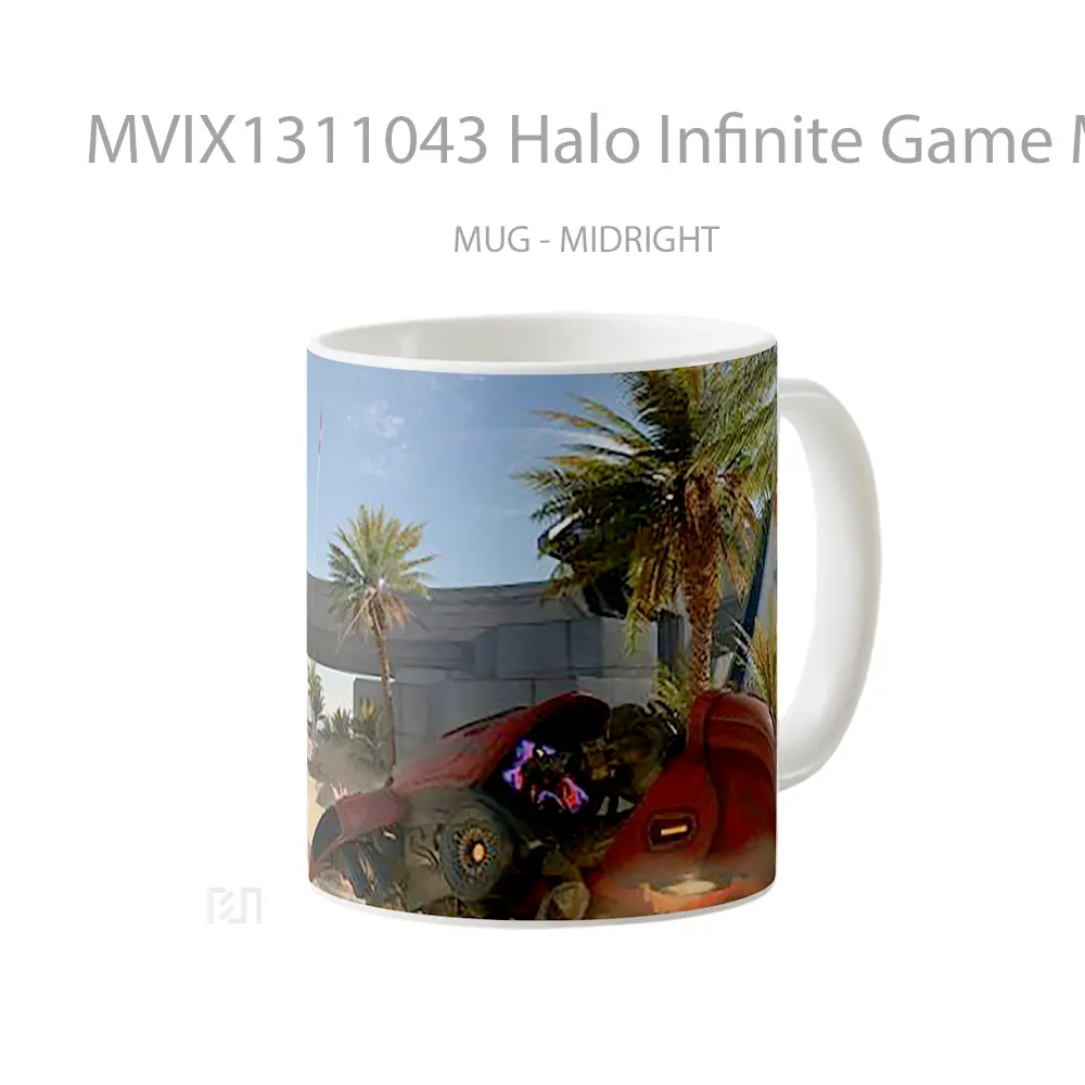 Mug Halo Infinite Game Multiplayer Cangkir Gamer - All-side / Desain