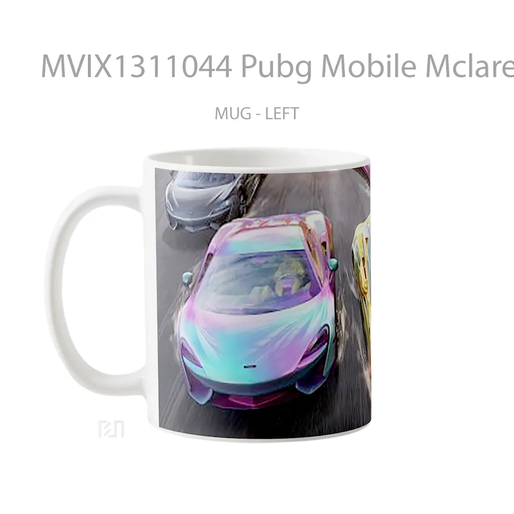 Mug Pubg Mobile Mclaren Sports Car Cangkir Gamer - All-side / Desain
