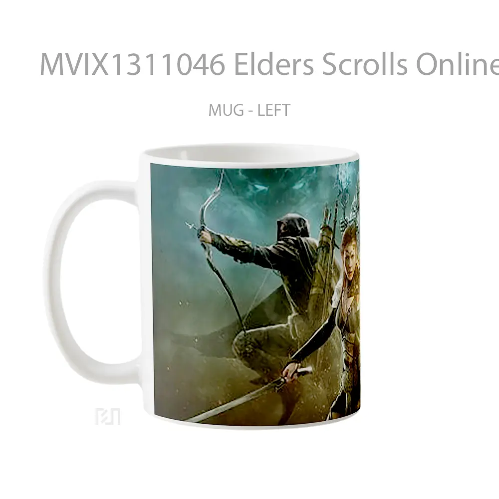Mug Elders Scrolls Online Gelas Keramik Unik - All-side / Desain