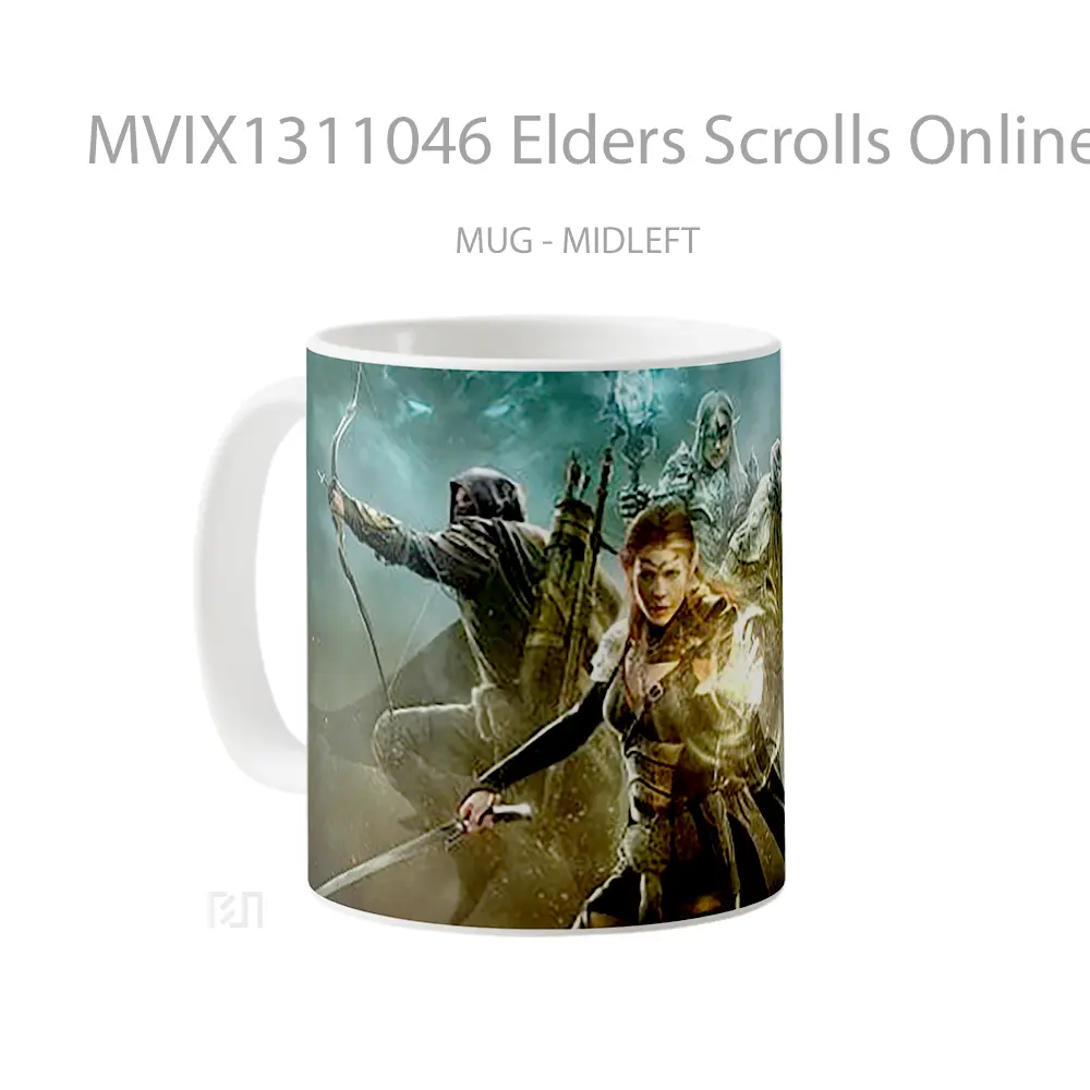 Mug Elders Scrolls Online Gelas Keramik Unik - All-side / Desain