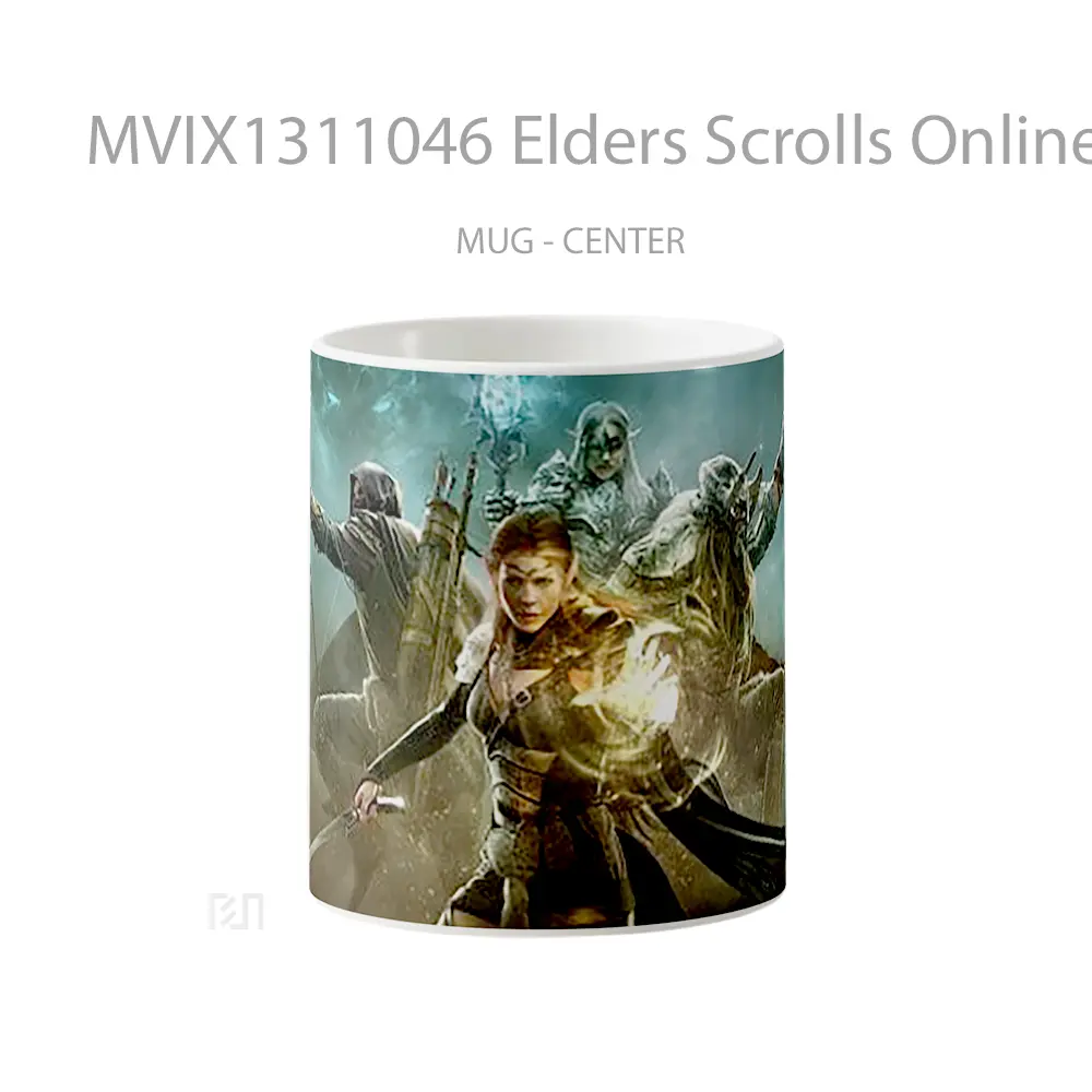 Mug Elders Scrolls Online Gelas Keramik Unik