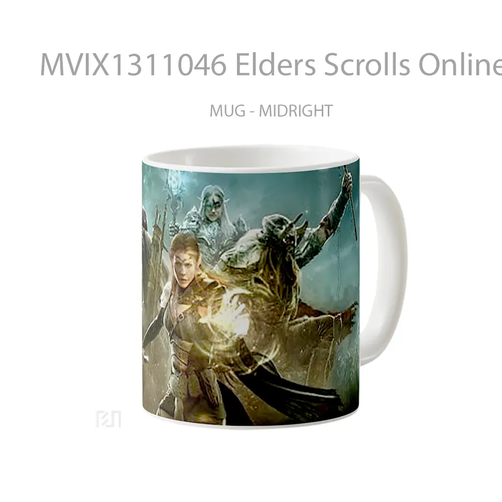 Mug Elders Scrolls Online Gelas Keramik Unik - All-side / Desain