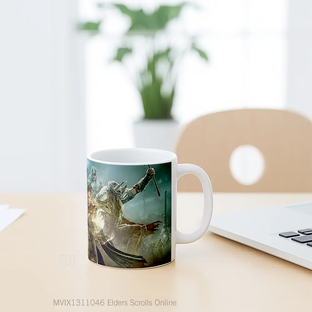 Mug Elders Scrolls Online Gelas Keramik Unik - All-side / Desain