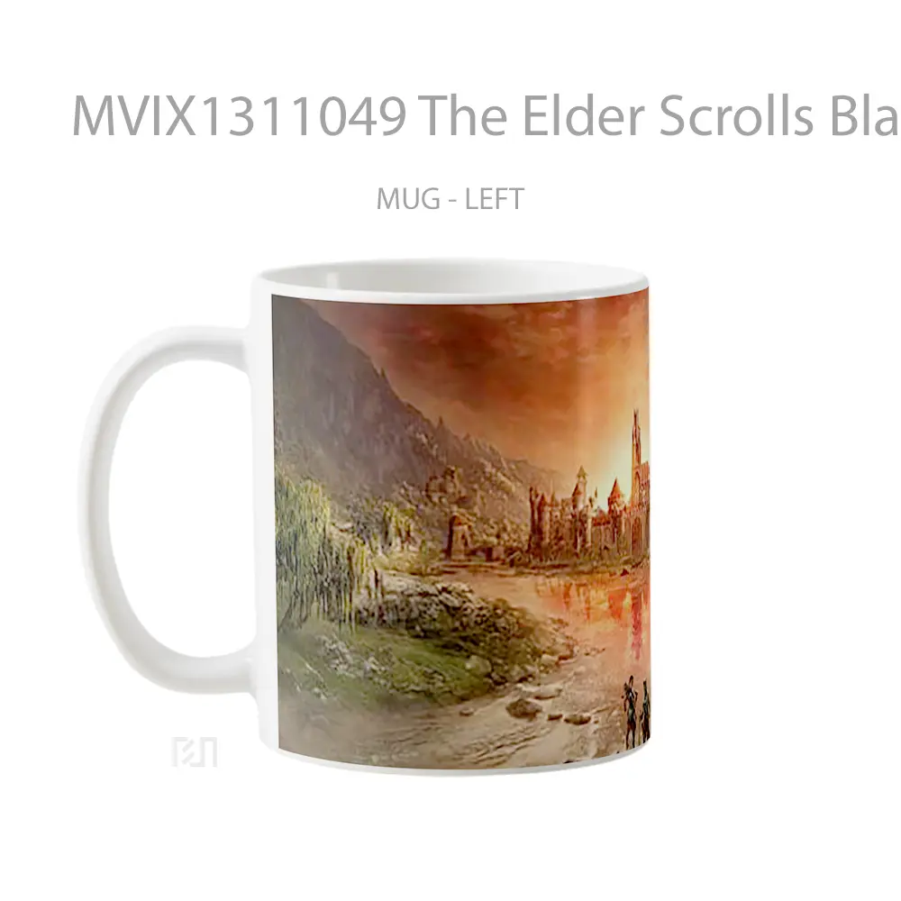 Mug The Elder Scrolls Blackwood Gelas Keramik Unik - All-side / Desain